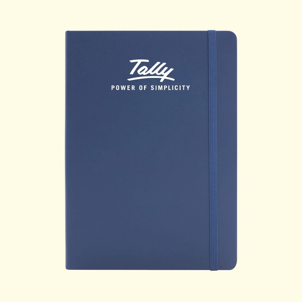 Fluct Journal A5 Notebook- Blue- 160 Pages